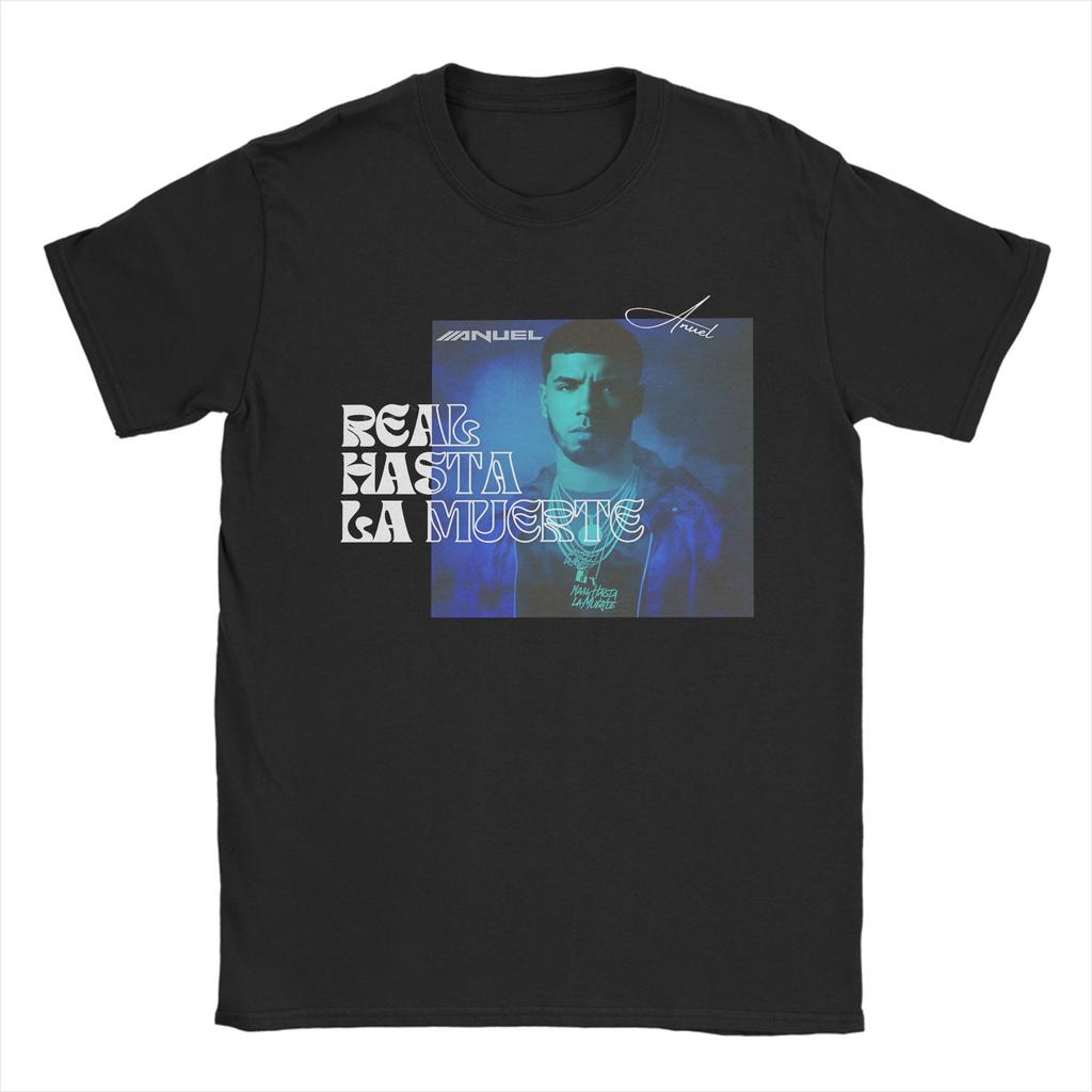 Men Women New Arrival Real Hasta La Muerte 2 Anuel AA Album T Shirt Tee Cotton T-shirts Clothing