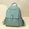 Повседневный однотонный рюкзак женский новый модный рюкзак для студенток, школьный рюкзак для поездок на работу, большая вместимость, дорожный рюкзак, тренд