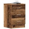 VidaXL Bedside Tables 2 Pcs Old Wood 38x35x55 Cm Engineered Wood, Bedside Cabinet, Side Table, Bed Cabinet, 861125