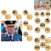 Набор памятных монет британского короля Карла в металлической подарочной коробке