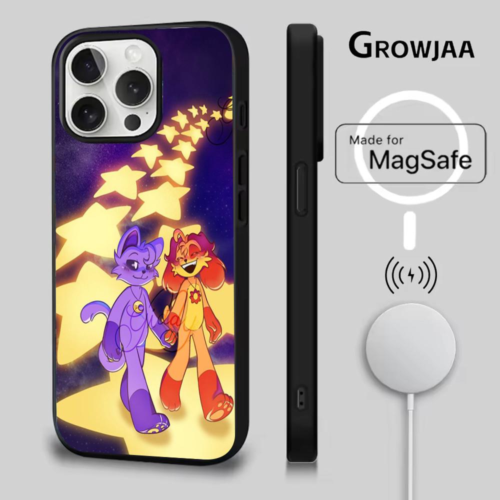 Чехол для телефона Catnap and Dogday для iPhone 16e, 16, 15, 14, 13, 12, 11, Plus, Pro, Max, Mini, с магнитной беспроводной зарядкой MagSafe