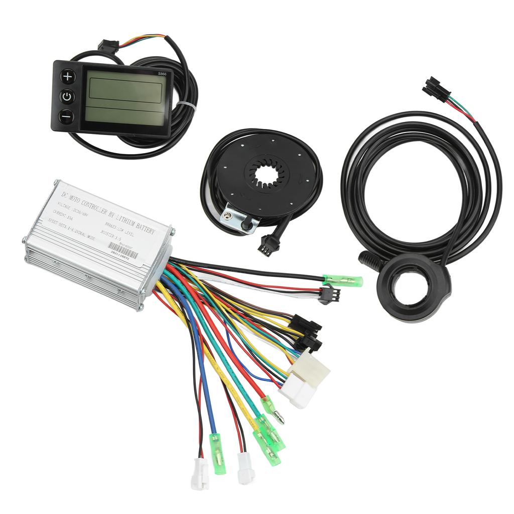 15A комплект контроллера для электрического велосипеда с LCDS866 Meter 130X Shifter 8C Assist Sensor для 350W 250W