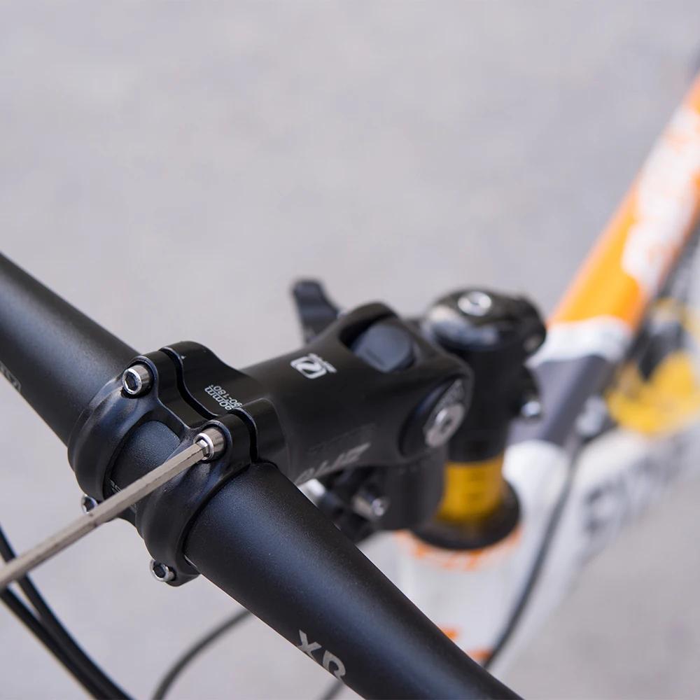 Велосипедный регулируемый вынос руля 0~180 градусов MTB Шоссейный велосипед Удлинитель подъема 60 80 90 100 110 мм Для рулей 31.8/25.4 мм Велосипедные запчасти