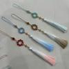 Beautiful Beaded Tassels Double-color Polyester Thread Tassels Garment Handbag Pendant Home Decorations