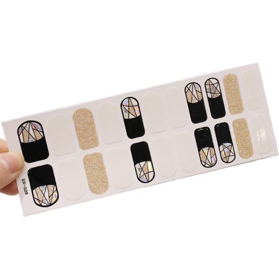 Ногти 22 шт. модные наклейки DIY мини самоклеящиеся блестящие маникюрные наклейки для салона