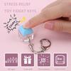 Mechanical Keyboard Keychain 1 Key Button Stress Relief Gifts DIY Keyboard Clicker  for Adult To Relief Stress Pass The Time