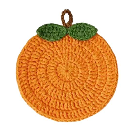 Handmade Crochet Flower Coaster Heat-Resistant Cup Mat for Mugs Glasses Soft