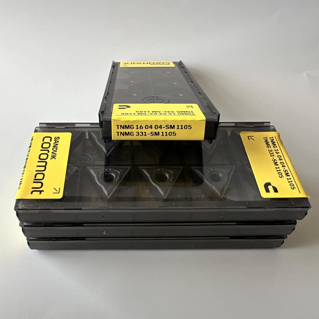 Sandvik / TNMG160404-SM 1105 / Оригинальная шведская твердосплавная пластина 10 шт.