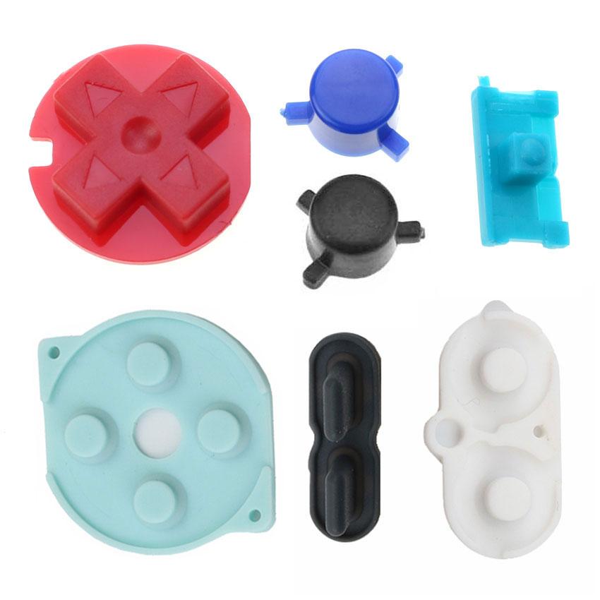 JCD For Nintend Gameboy Pocket Rubber Conductive Buttons A B D Pads Power On Off Buttons Keypads For GBP