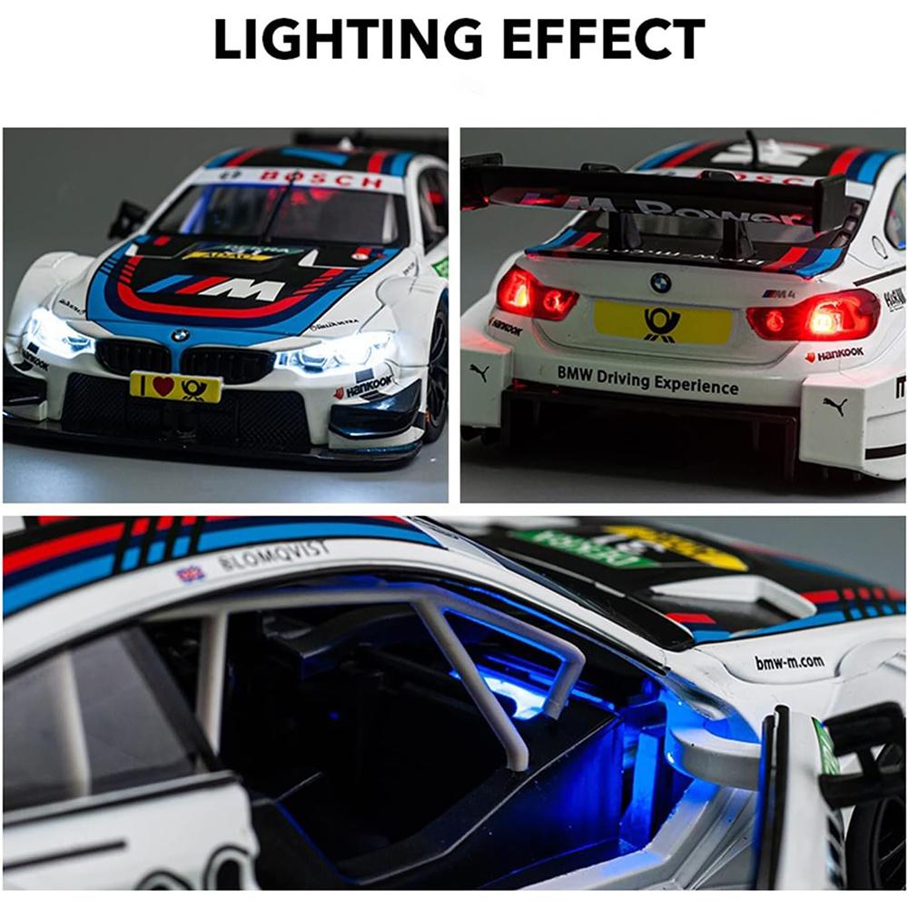1/24 масштабная модель автомобиля для BMW IM M4 GT3 гоночный автомобиль спортивный гоночный автомобиль модель игрушки пресс-литье из металлического сплава миниатюрная копия