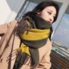 Womens Fall Winter Scarf Fashion Tassel Soft Warm Blanket Scarves Thick Soft Womens Shawl Wraps