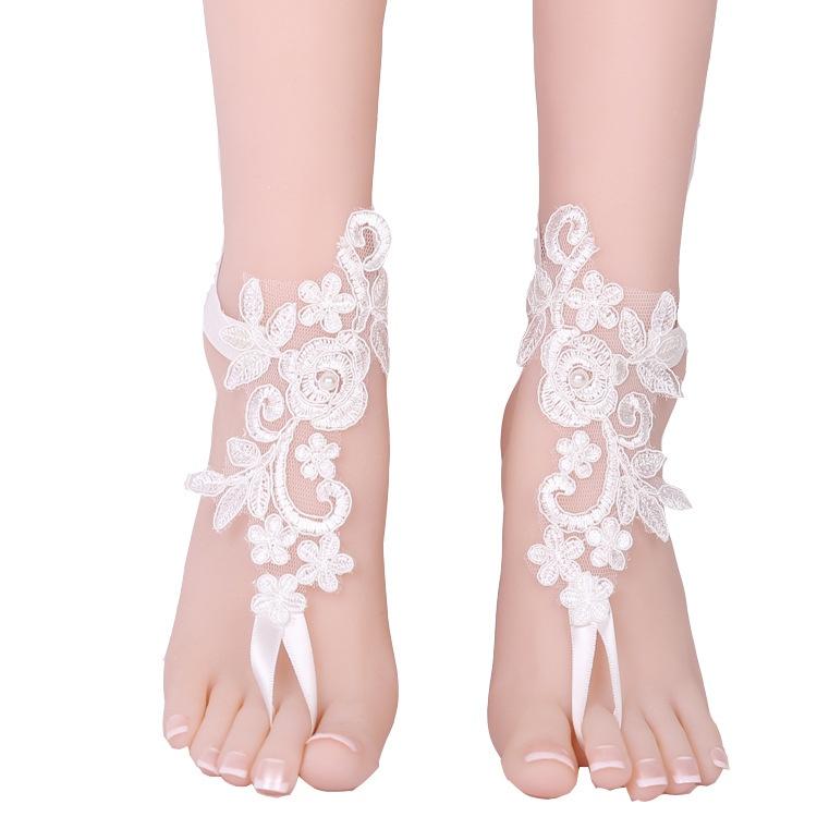 1 Pair Footwear Anklets Socks Even Toe Accessories Beach Wedding Supplies