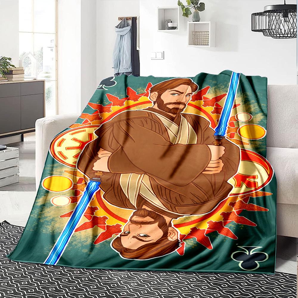 Star Wars Blanket Comfortable Perfect for Bed Sofa Couch Four Seasons Multipurpose Warmthful Decor Ideal Gift For Birthday Valentine'S Day