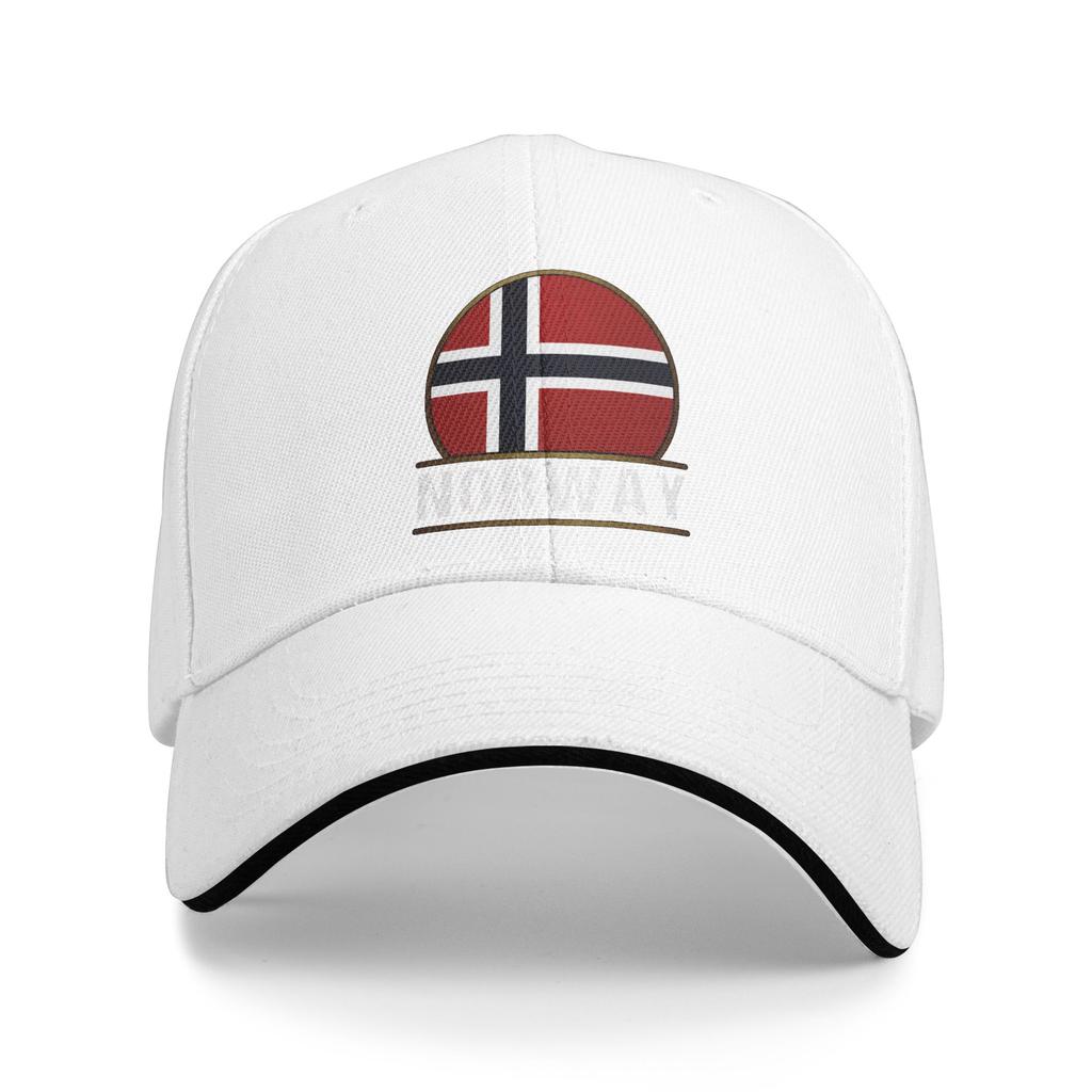 Summer Casual Baseball Cap Norway Coat of Arms The Kingdom of Norway Flag Heraldry Trucker Hat For Unisex Adjustable Snapback Cap