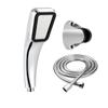 300 Holes Handheld Shower Head High Pressure Water Saving Spray Nozzle ABS Chrome Finished Bathroom Rainfall Showerhead