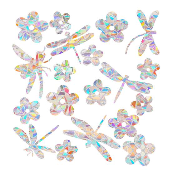 Радужные наклейки на окна ПВХ Suncatcher Prism неклеящиеся наклейки водонепроницаемые статические наклейки для украшения стеклянных дверей окон дома стены