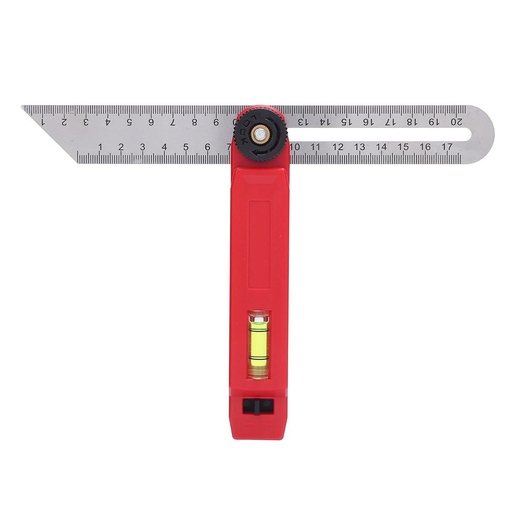 Плотницкий угломер с Т-образной фаской, регулируемый, 45°, высокоточный инструмент для измерения угла наклона по дереву