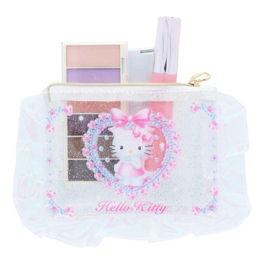 Stationery Sanrio Character Clear Y2K Ballet Hello S2334410 Sun-Star Pouch, Pouch, Core, Kitty,