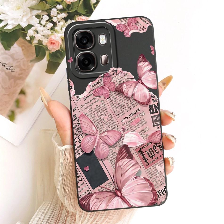 For Oppo A6s CPH2789 Cute Cat Flower Cartoon Phone Case For Oppo A6s 4G CPH2815 OppoA6s A 6S 5G Soft Silicone Covers Bumpers