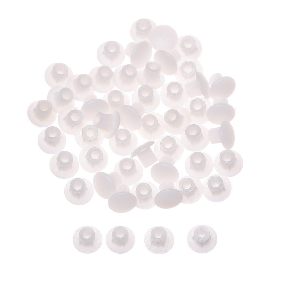 50Pcs Practical Exterior Hole Ornament Hardware Screw Decor Furniture Hole Covers Protective Cap Dust Plug Stopper