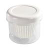 Garlic Drain Sealed Box Multifunction Round Transparent Food Storage Containers with Drain Basket