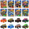 Hot Wheels Monster Truck 1:64 Assorted Vehicle Toys, Mini Cars, 8-Car Box, Ages 3+, Multi-Purpose, 983J-FYJ44