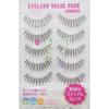 BEAUTY NAILER Eyelash Value Pack Set Pack 5 Pairs Medium Long of [Murasaki] (x2) Long-Lasting VP-17 [Set 2]