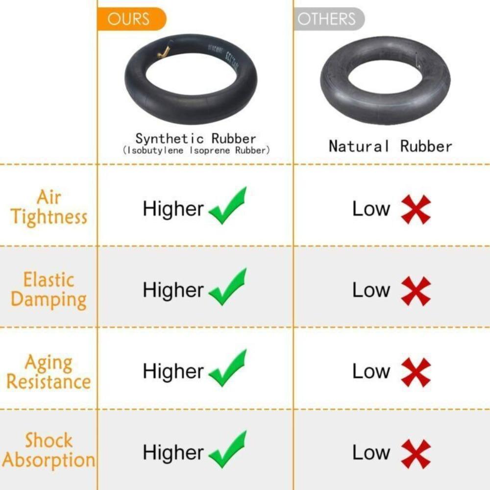 Accessories Curved Nozzle Inner Tire Tyre Electric Scooter Mini Electric Scooter Rubber Inner Tube
