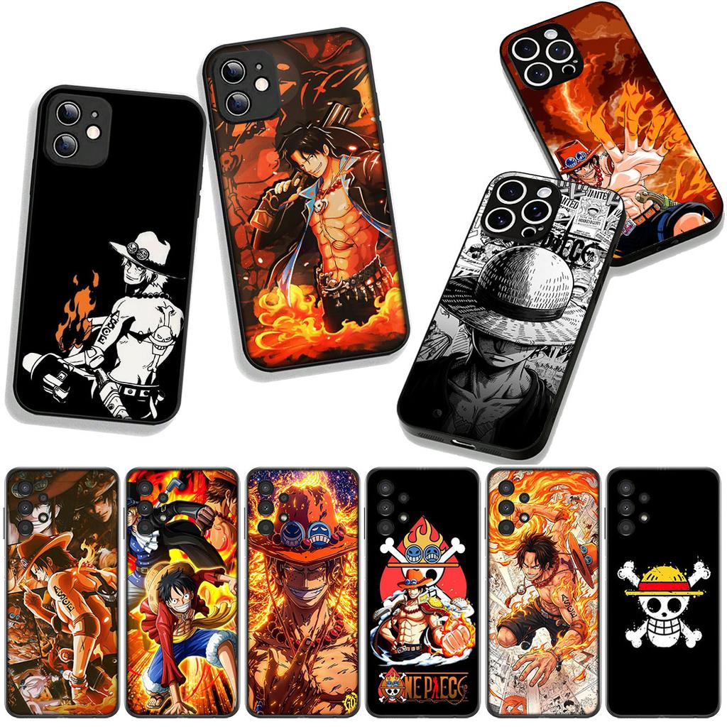 Phone Cover Wallpaper Ace Luffy One Piece Casing for Xiaomi Redmi Note 14 12 13 ProPlus A4 A3 Pro Plus 12C 13C 14C 5G + Case