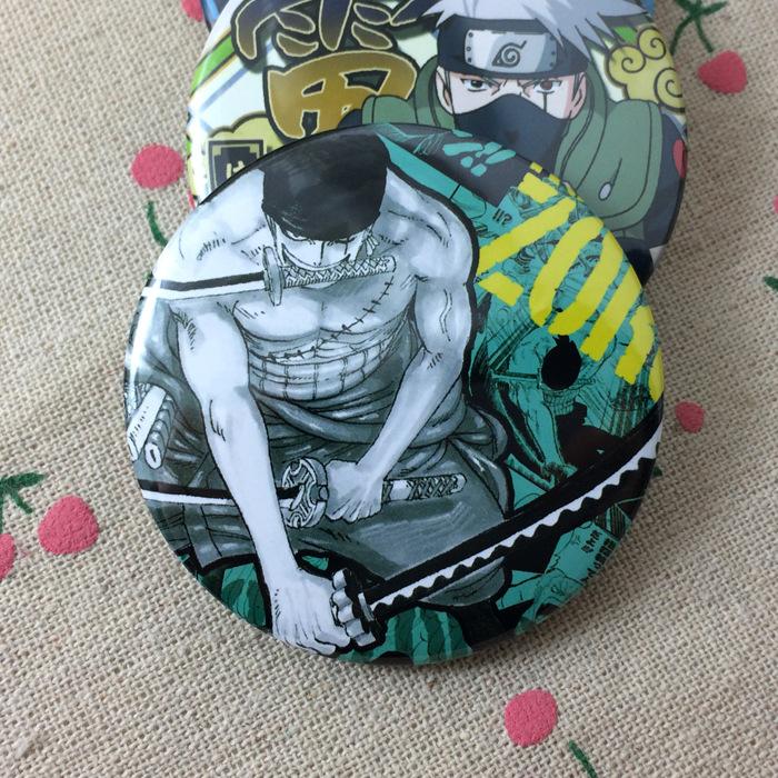 Значок из аниме One Piece Металлический значок Луффи Эйс Сабо Белоус Трафальгар Ло Аксессуары Украшение Кулон Коллекция Косплея Подарок Для