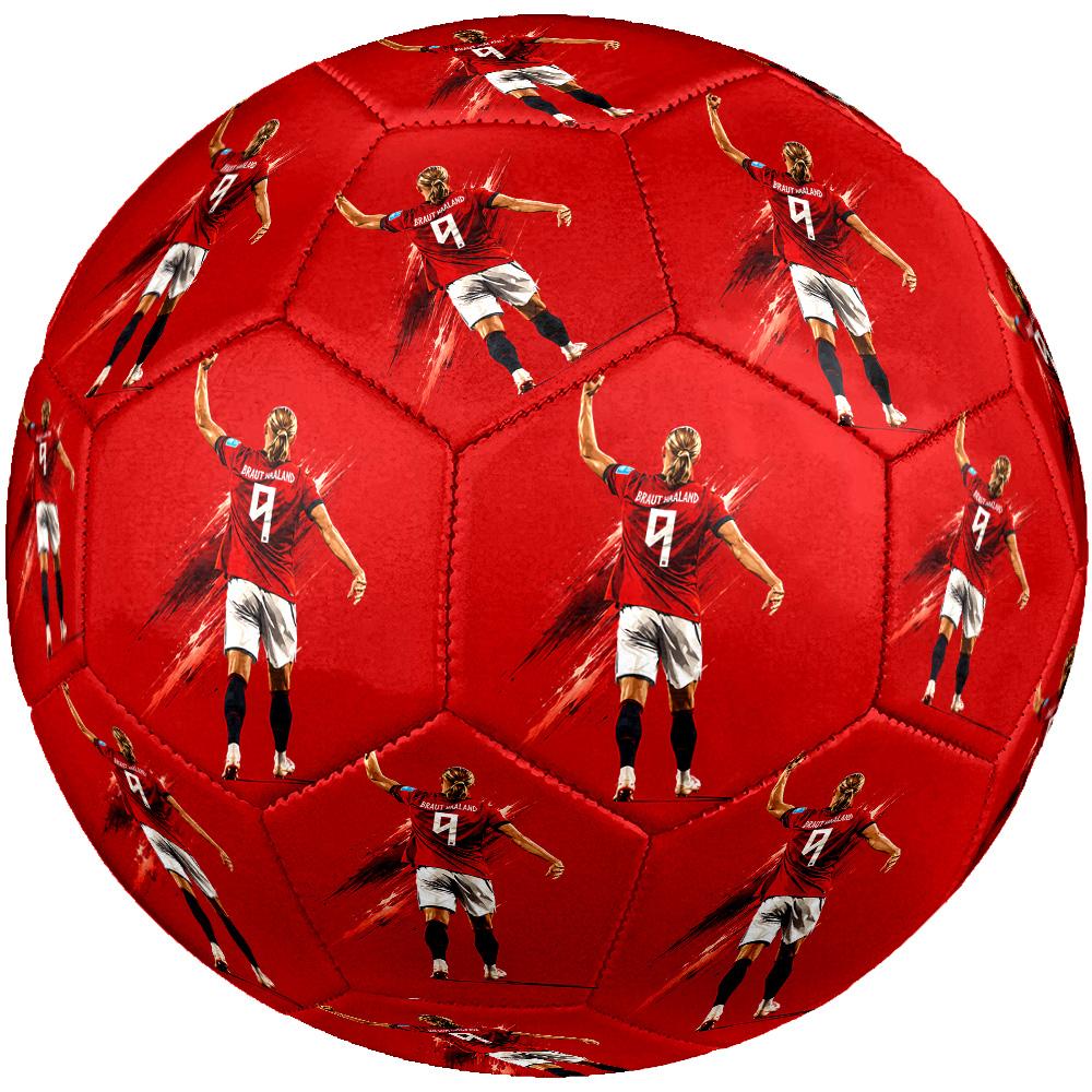 Haaland Size 5 Football Machine-Stitched Indoor/Outdoor Universal Football for Football Accessories Luxury Gift for Birthday Christmas Wedding