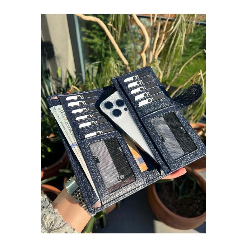 Кошелек унисекс из натуральной кожи Twist 2323 с отделением для телефона