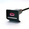 Car Charger Type C PD Interface Socket Phone Charger Adapter Fit for VW Beetle 2013-2019 Accessories