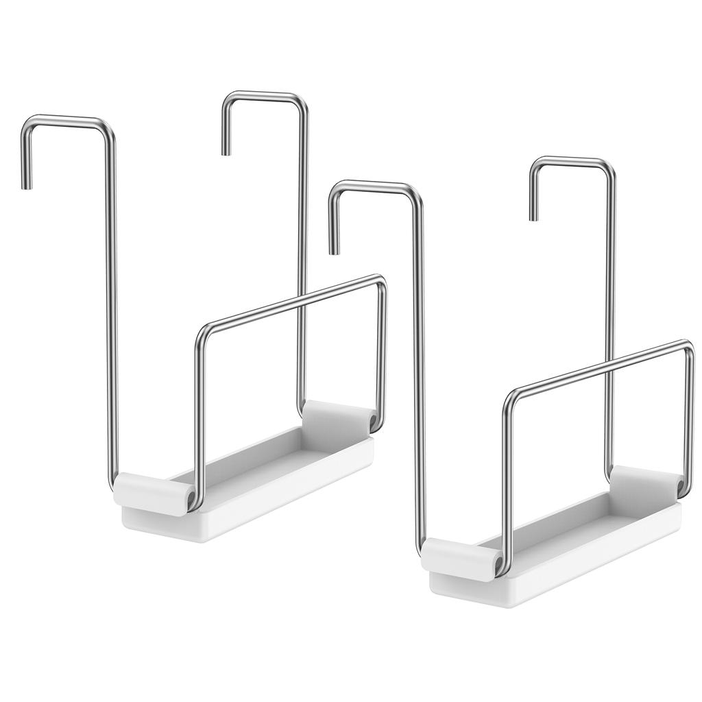 2 шт. Держатель крышки для мультиварки, кухонный держатель крышки для кастрюли, органайзер для крышек кастрюль, подставка для крышек кастрюль из нержавеющей стали с силиконовой подставкой