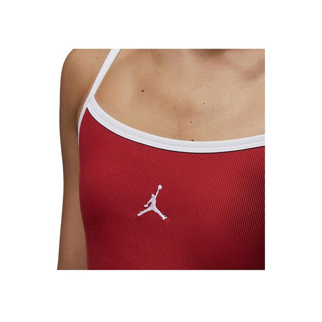 Jordan Удобное Повседневное Простое Универсальное Платье-комбинация Женские Платья Кампус-Красный HJ0063-636