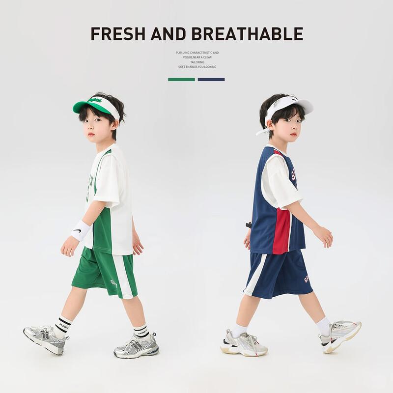 Boys' Breathable Quick-Drying Basketball Short Set