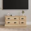 VidaXL TV Cabinet Sonoma Oak 100x35.5x45 Cm Engineered Wood 816451