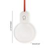 Thermal Sublimation Acrylic Light Pendant Thermal Transfer Christmas Pendant Acrylic Pendant with Red Hanging Rope