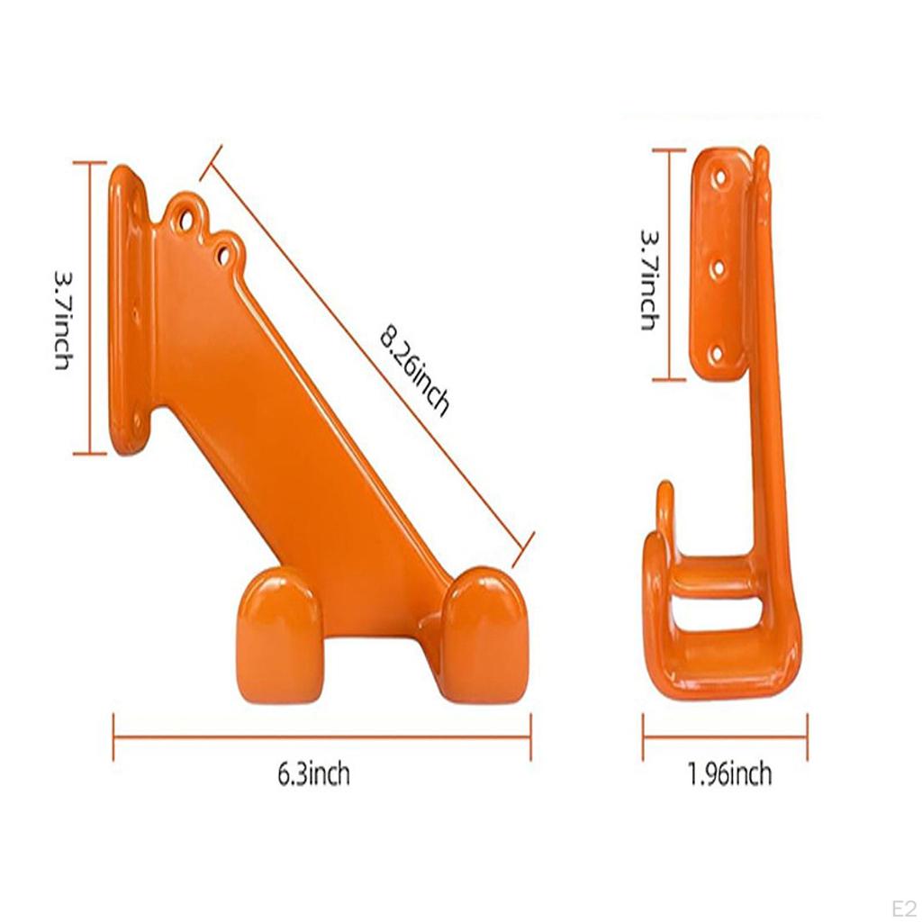 Chain Saw Wall Hanger Holder Chainsaw Bracket Tool Accessory Versatile Orange Power Tools Hook