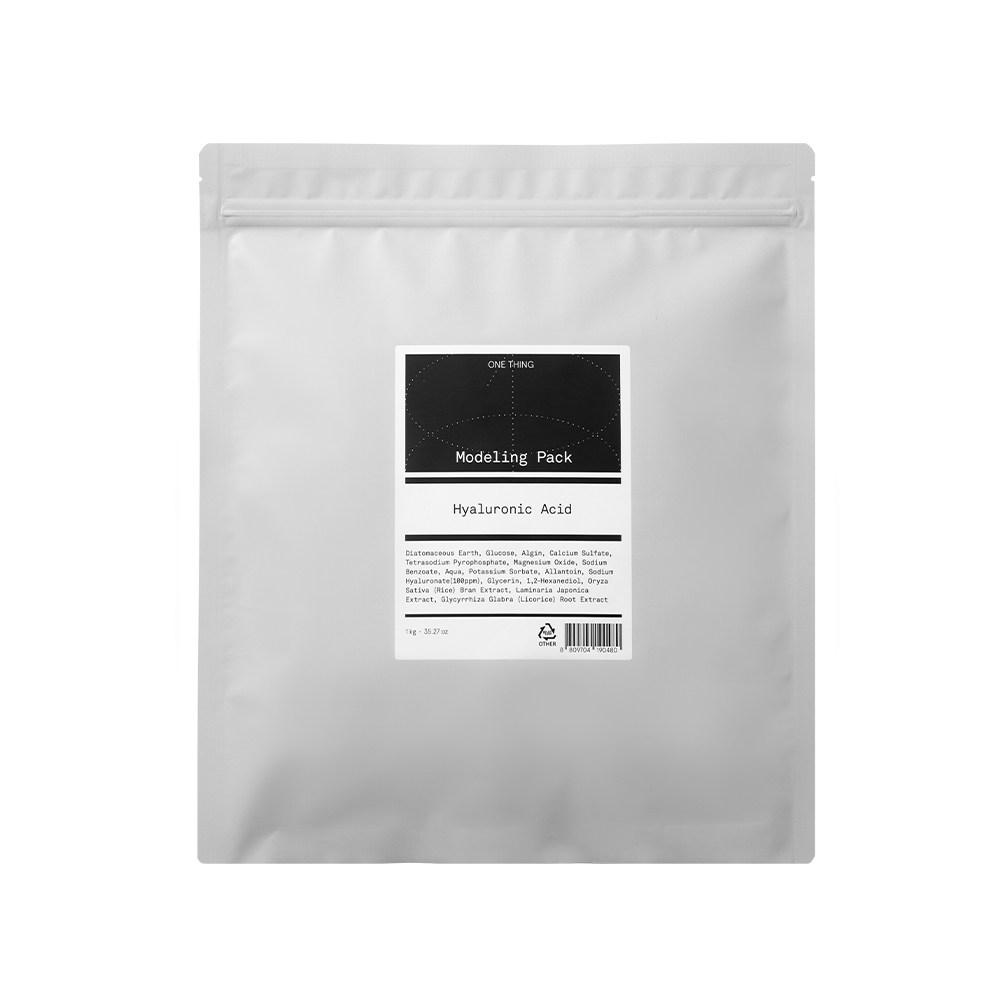 ONE THING Modeling Pack 1kg Large Capacity 33 Servings Modeling Mask, (moisture) Hyaluronic Acid 1kg, 1 Piece