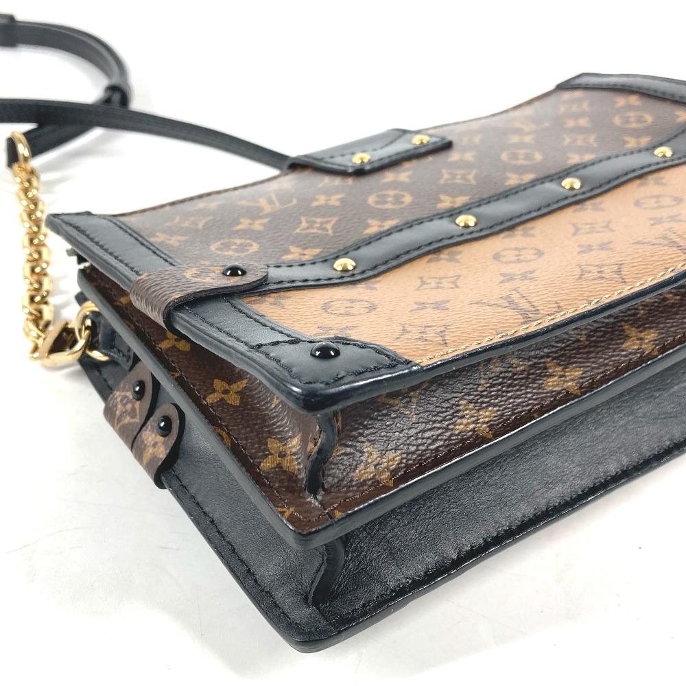 Louis Vuitton M43596 Monogram Reverse Клатч-сундук 2-в-1 Сумка-почтальон Сумка через плечо