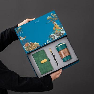 Подарочный набор Chaxun National Tide: Портативная кружка и блокнот