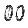1Pair Vintage Star Gift for Women Stainless Steel Long Hanging Dangle Drop Piercing Earrings for Male Trendy Jewelry Y2k Decora