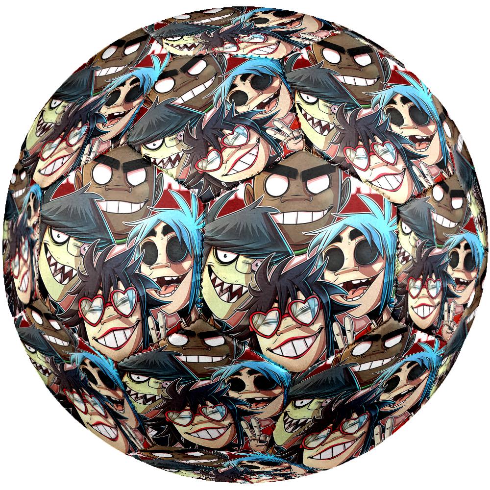 Gorillaz Theme Size 5 Soccer Ball, Suitable for Both Indoor and Outdoor Matches, a Gift Suitable for Everyone.