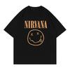 Nirvana Rock Band Classic Album Poster Graphic Print Cotton T-shirt Streetwear Hip Hop Tee Short Sleeve Streetwear High Quality Female Male Clothing