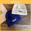 Letter Fashion Embroidery Neutral Casual Warm Knitted Hat For Autumn Winter And