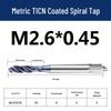 Спиральная метчик Jundingying TICN M2.6*0.45