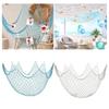 100X200Cm Beach Themed Fish Net Decorations Wall Mounted For Pirate Mermaid Beach Party Home Bedroom Decoration