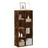VidaXL Bookcase Smoked Oak 50x25x105 Cm Engineered Wood, Shelf, Bookshelf, Book Support, Cabinet of 852793