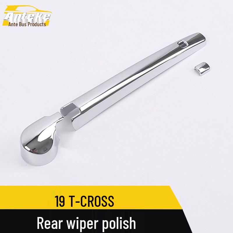 19 T-CROSS Rear Wiper Trim Cover Bright Strip Car Decoration Sticker